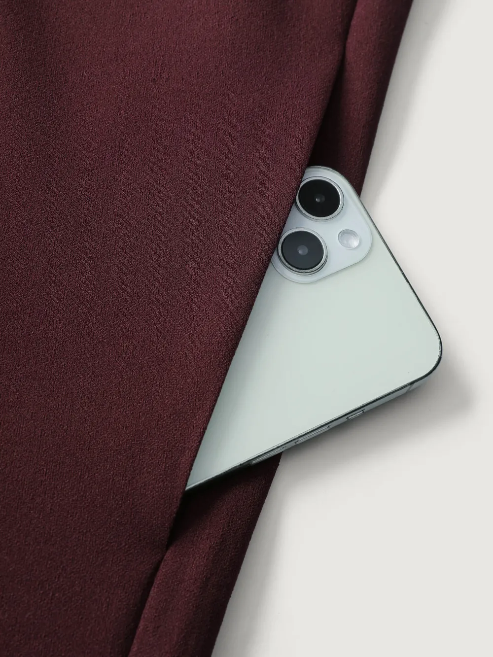 Drapey Ruched V-Neck Midi Dress