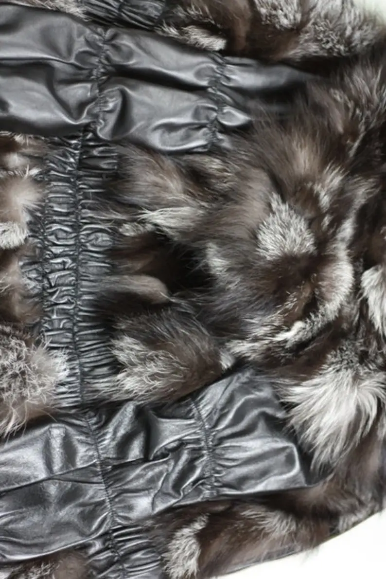 Silver Fox Fur Jacket