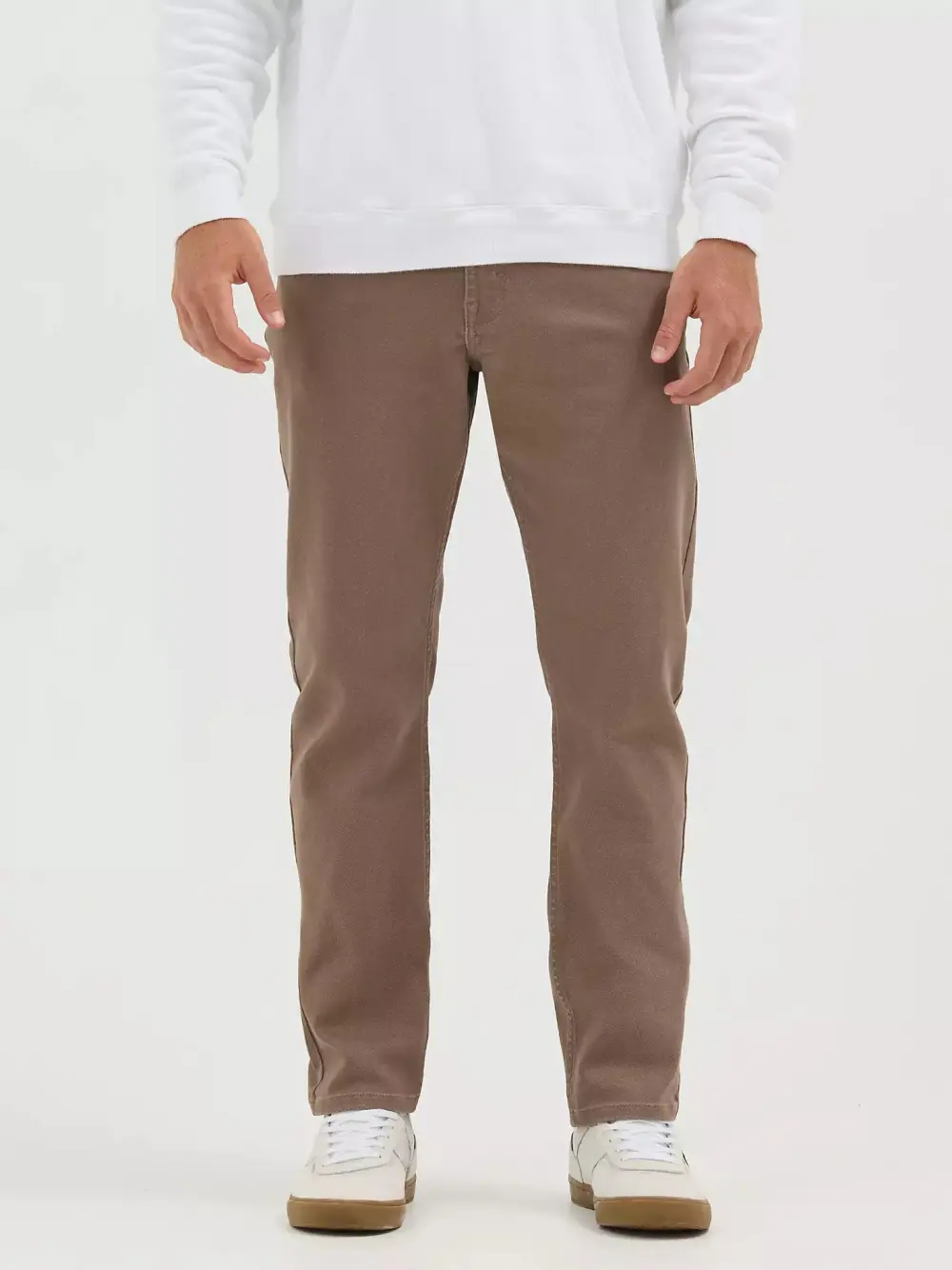 MEN'S WRANGLER FIVE STAR PREMIUM ATHLETIC FIT JEAN IN CHOCOLATE CHIP