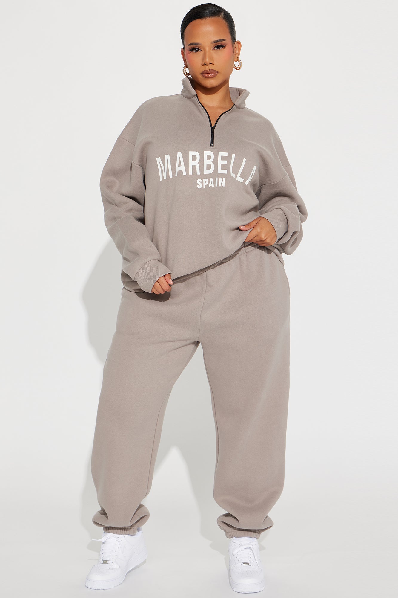 Marbella Sweatpant Set - Stone