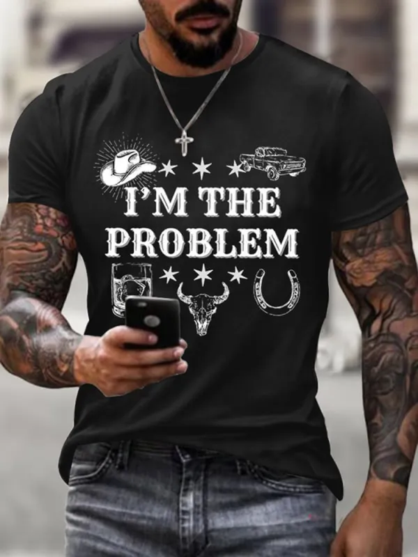 Men'S Shirt I'M The Problem T-Shirt