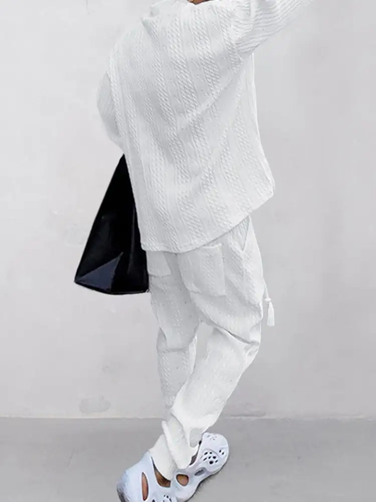 Athleisure Cable Jacquard Set