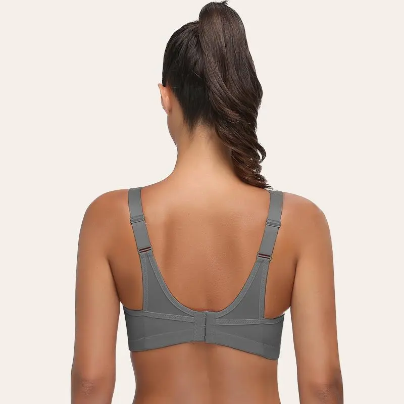 High Impact Wire-free Non Padded Sports Bra Gym Yoga Workout In More Color Options