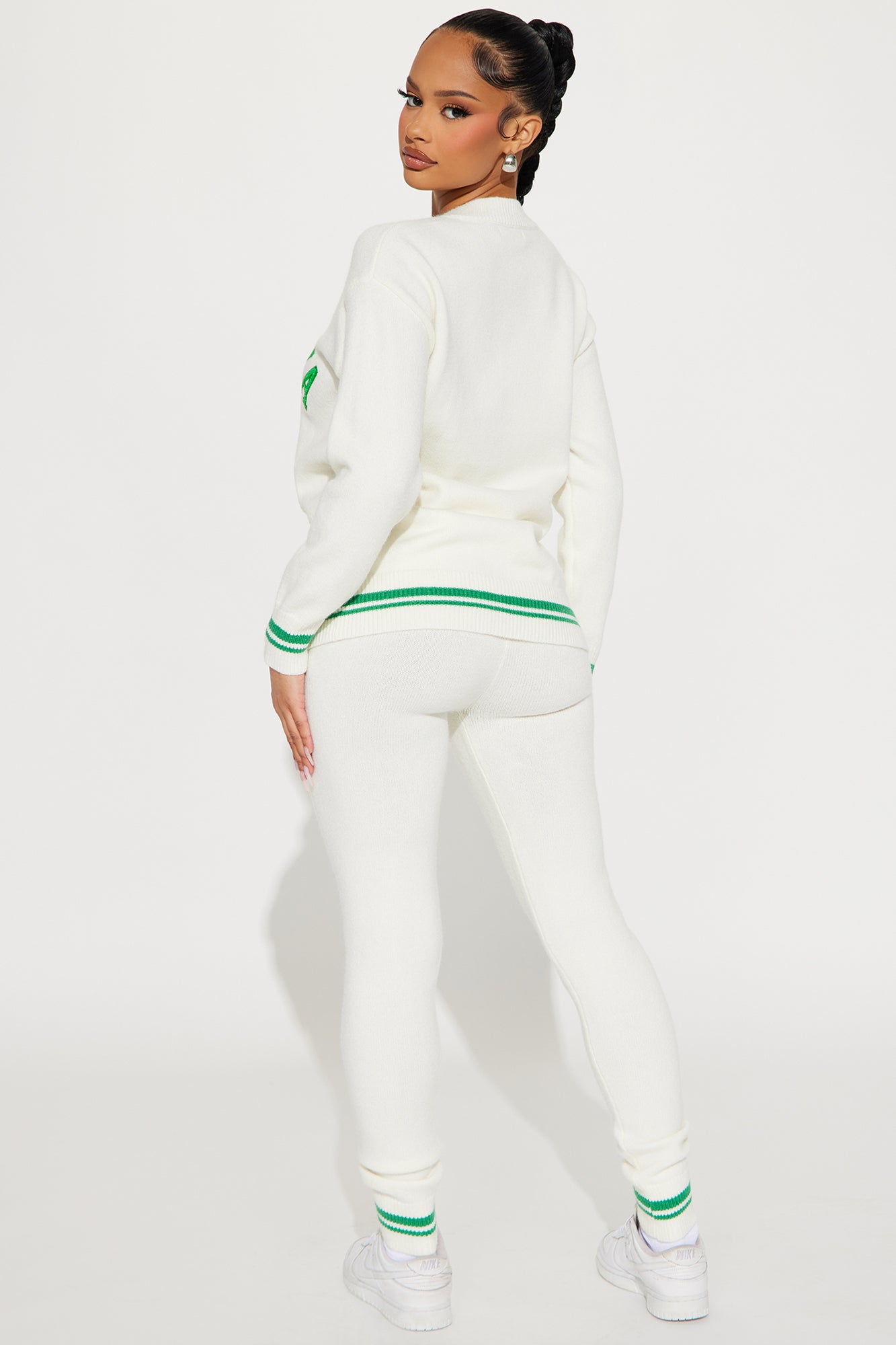 California Coast Sweater Legging Set - Ivory/combo
