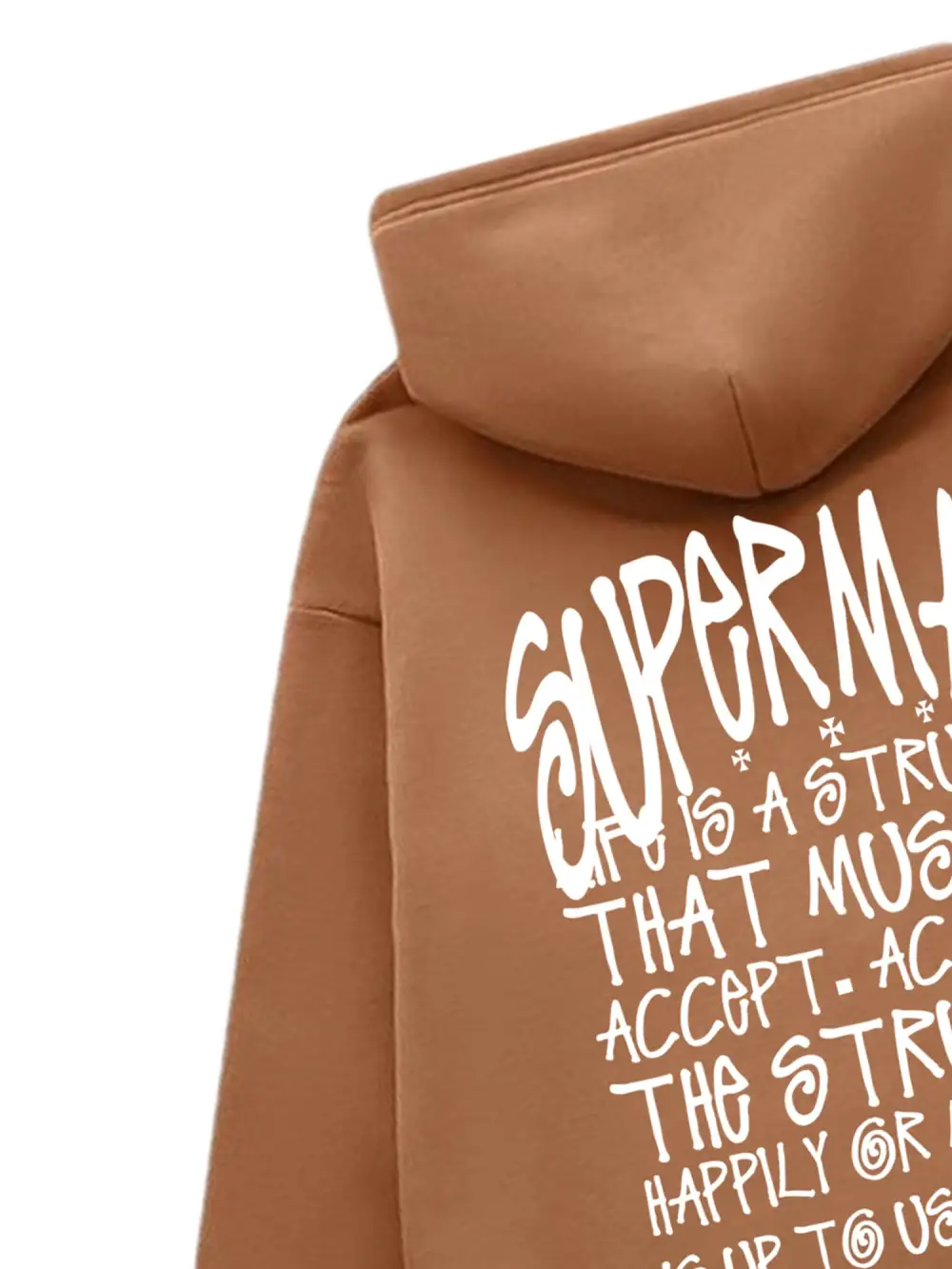 Interest Letter Print Hoodie