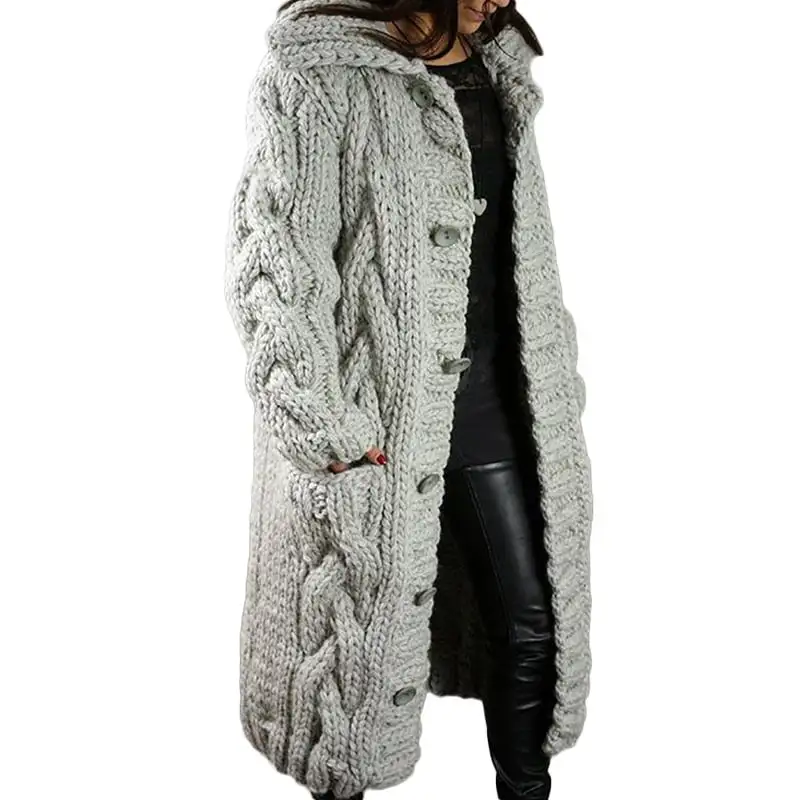 ✨Clearance Sales✨ - 2023 Knitted Thick-Line Jumper Coat