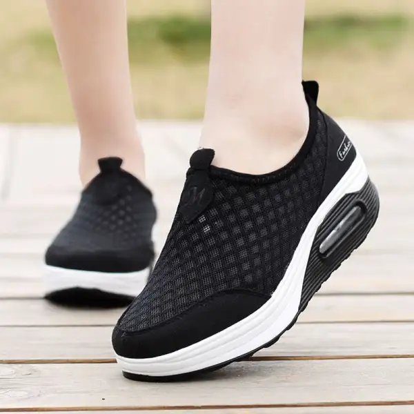 Slip On Ladies Wedge Sneakers