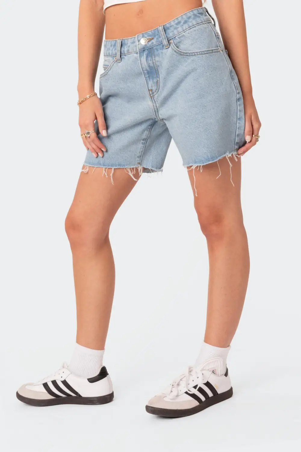 Tomboy Low Rise Denim Shorts
