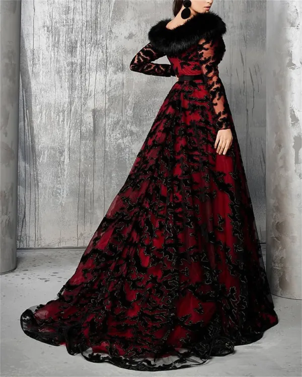 Women's Solid Color Sequins Dress