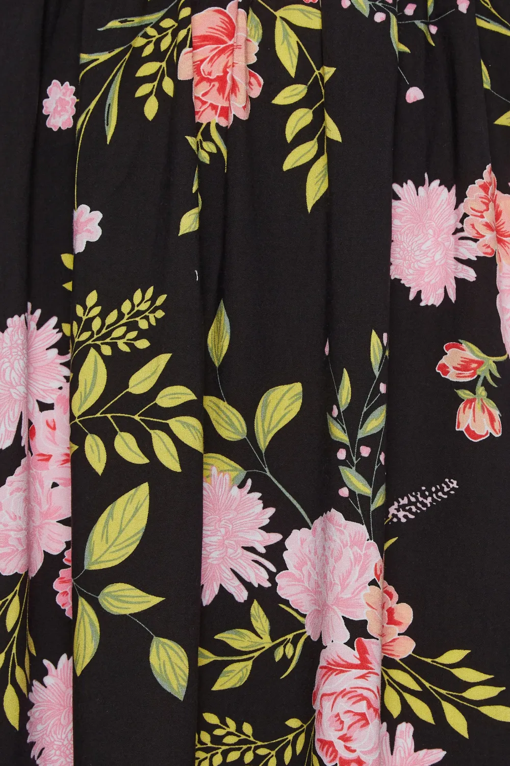 YOURS Curve Black Floral Maxi Dress