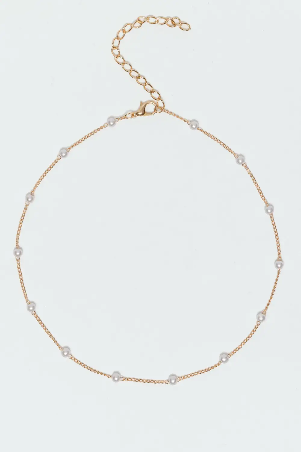 Spaced Out Pearly Necklace