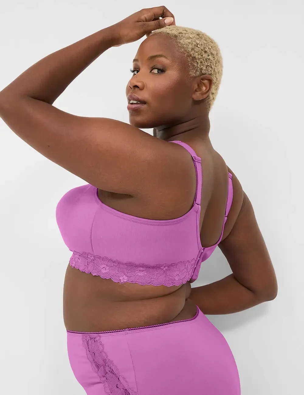 Cotton Unlined No-Wire Bra With Lace