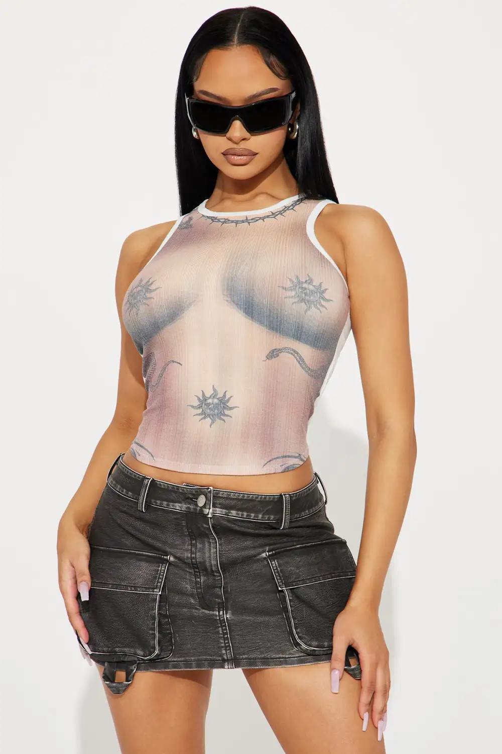 Body's A Temple Ribbed Top - Ivory