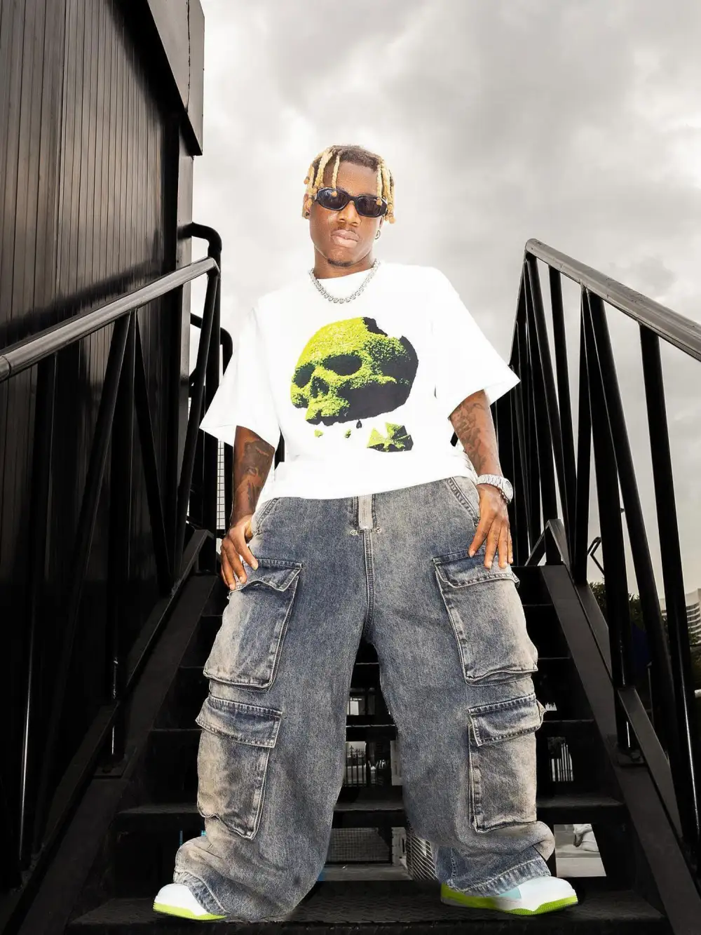 Skull Print T-shirt - 1836