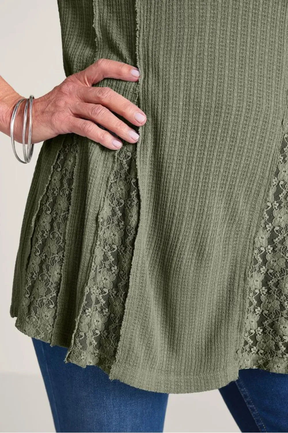 So Smitten Long Sleeve Pointelle Top