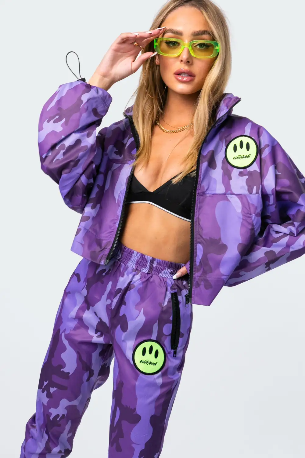 Vicky Camo Nylon Jacket