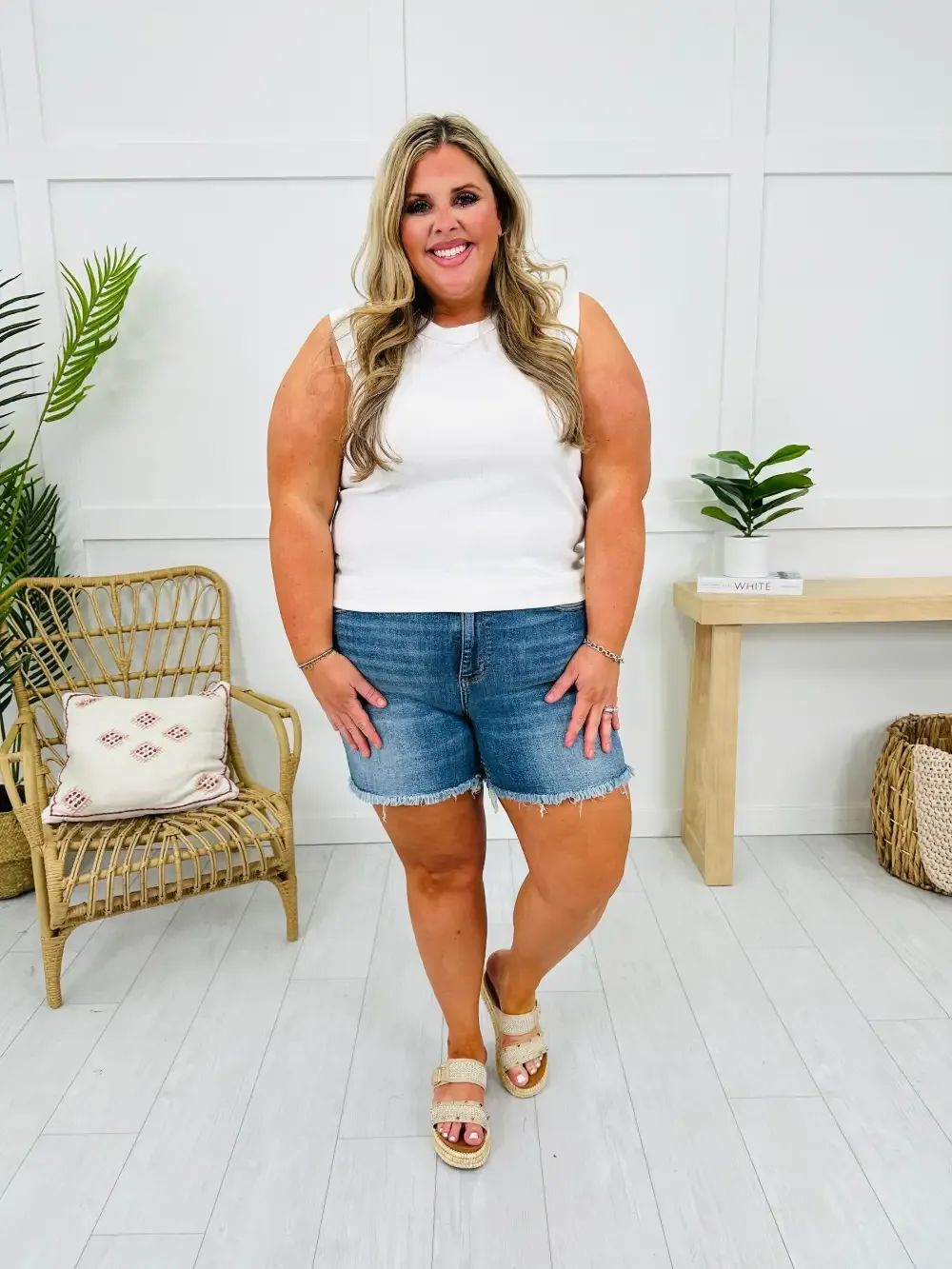 Judy Blue Simply Summer Shorts