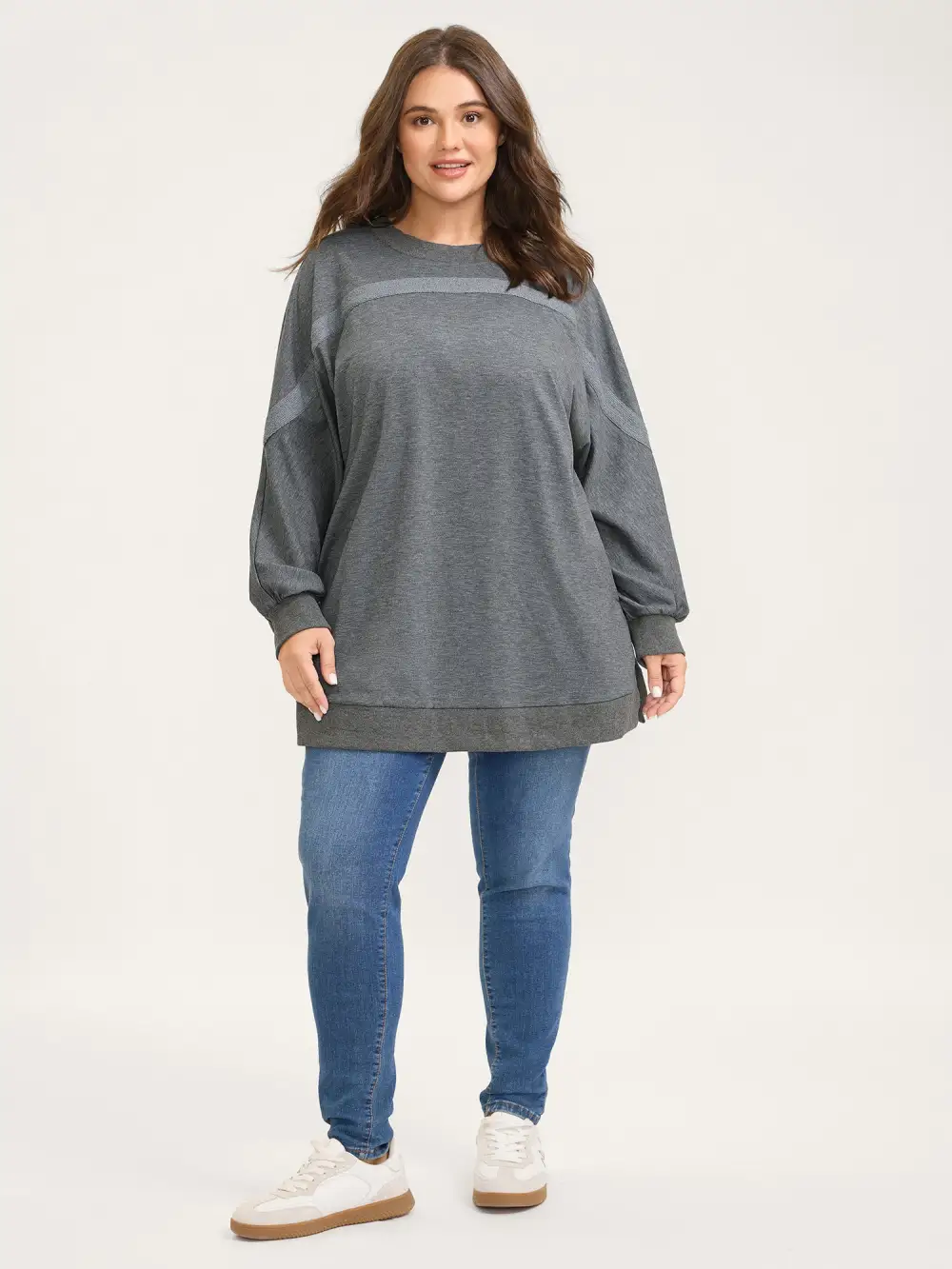 Drop Shoulders Ultra-Relaxed Fit Sweatshirt
