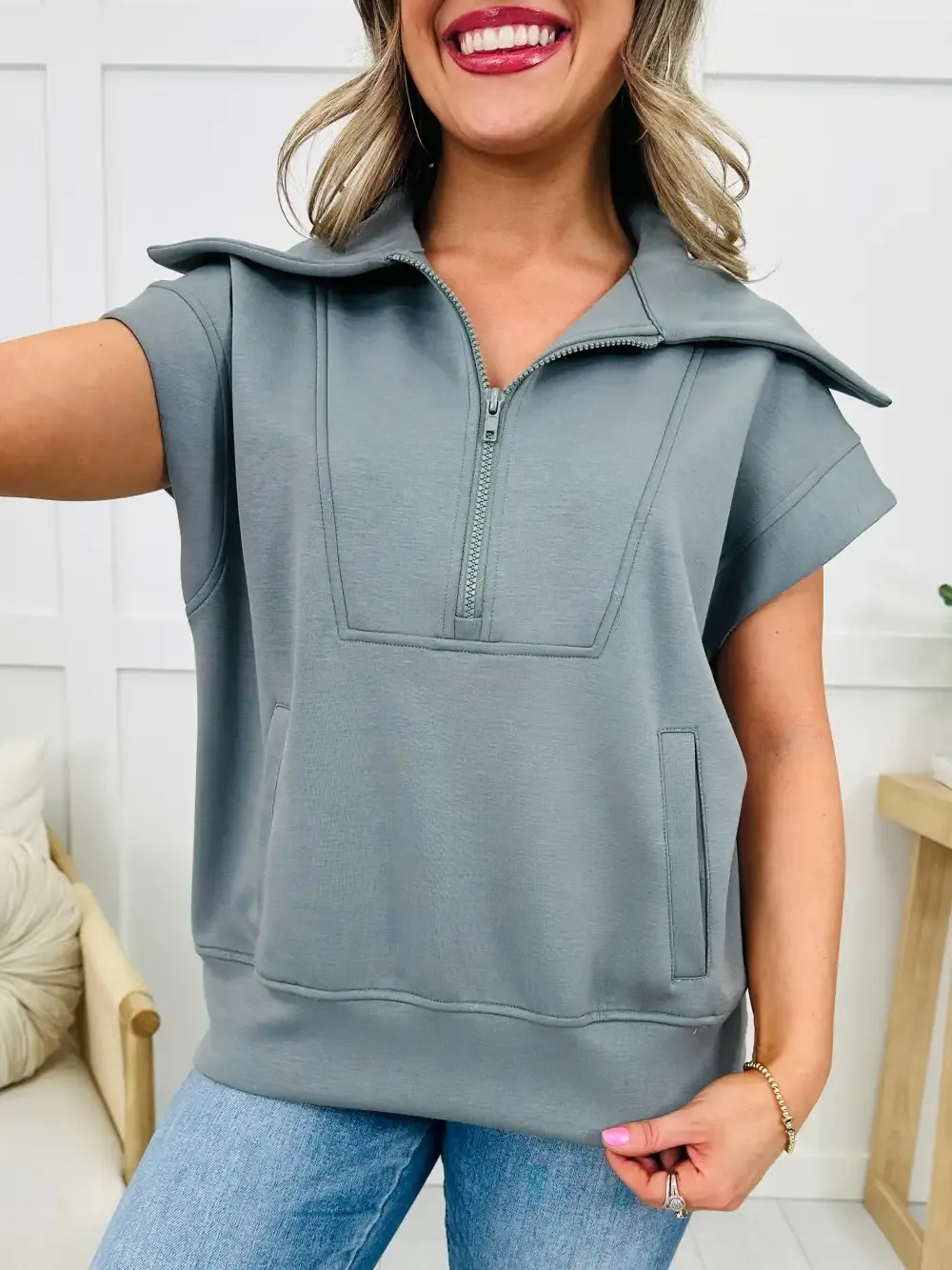 Super Scuba Short Sleeve Pullover- Multiple Colors!