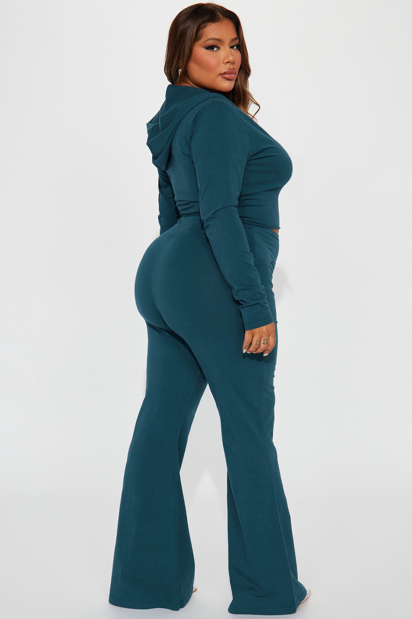 Need Me Vintage Wash Pant Set - Teal