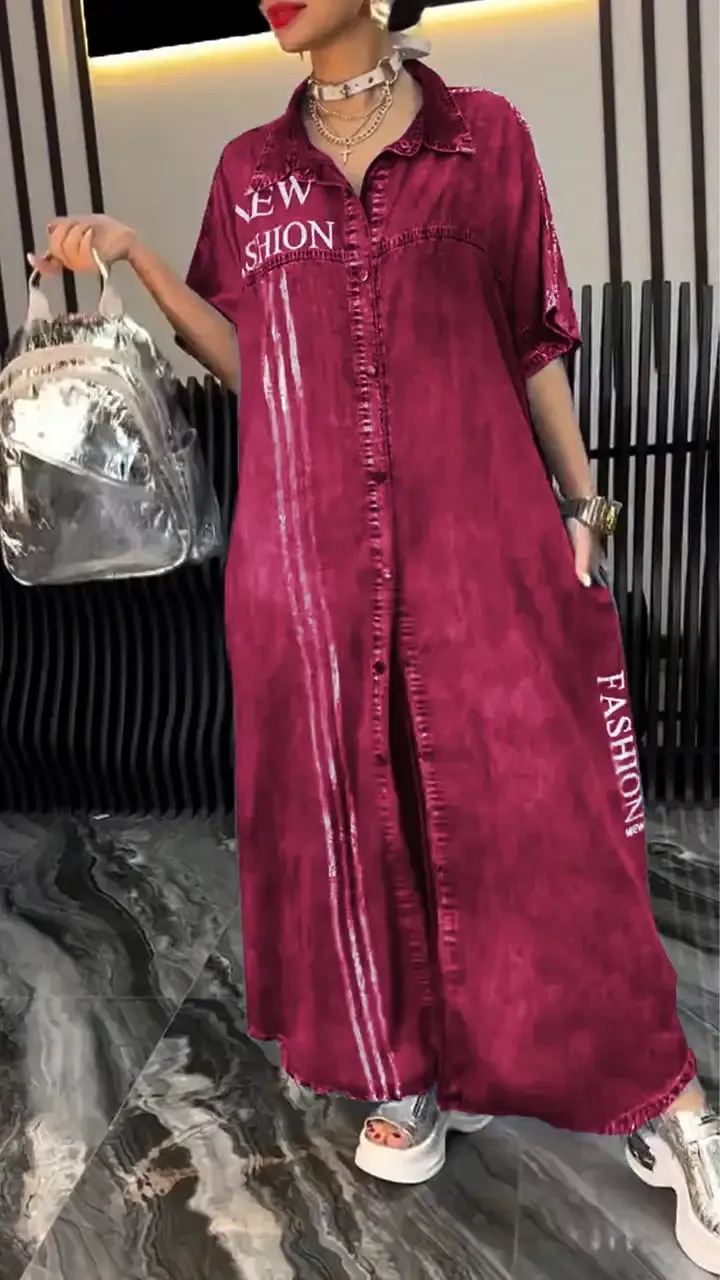 Patogi ir madinga džinsinė suknelė