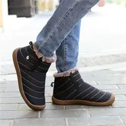Thickened Warm  High-top Rubber Soles Shoes Snow Boots