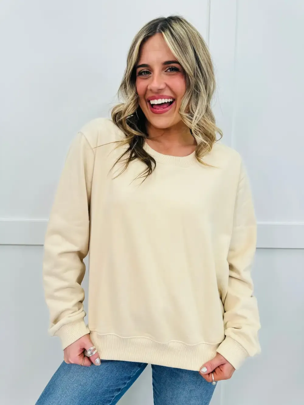 REG/CURVY MOCO Exclusive Basic Babe Pullover- Multiple Colors!