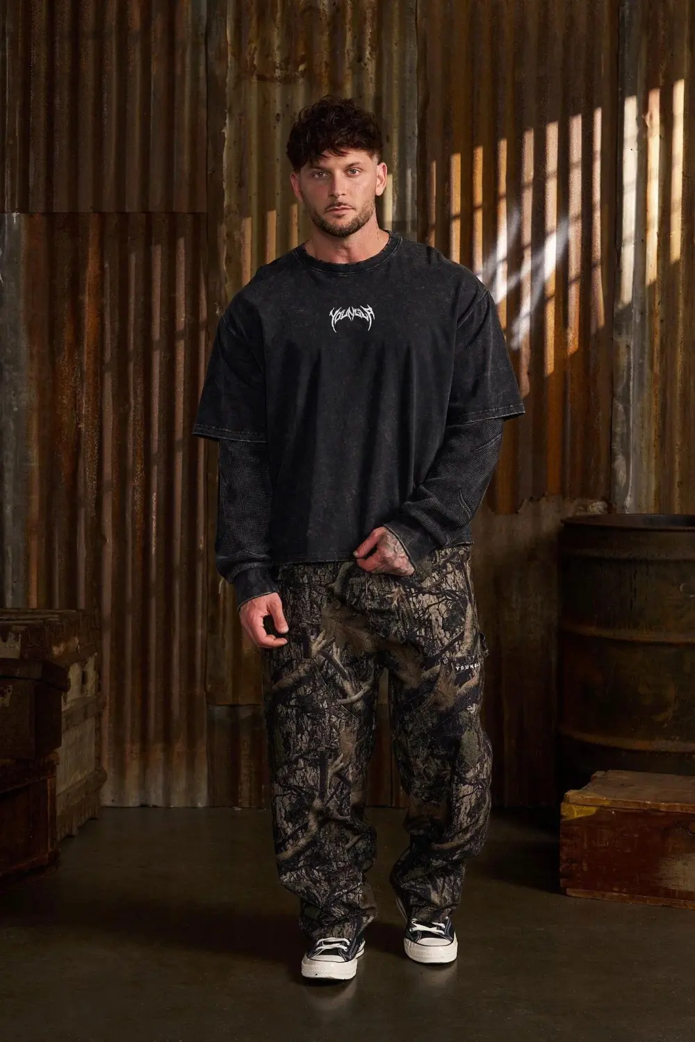 2059 - Carpenter Tree Camo Jeans