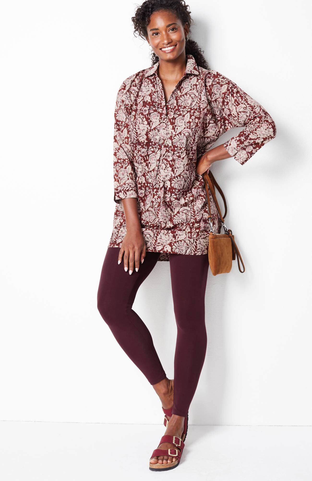pima ankle-length leggings