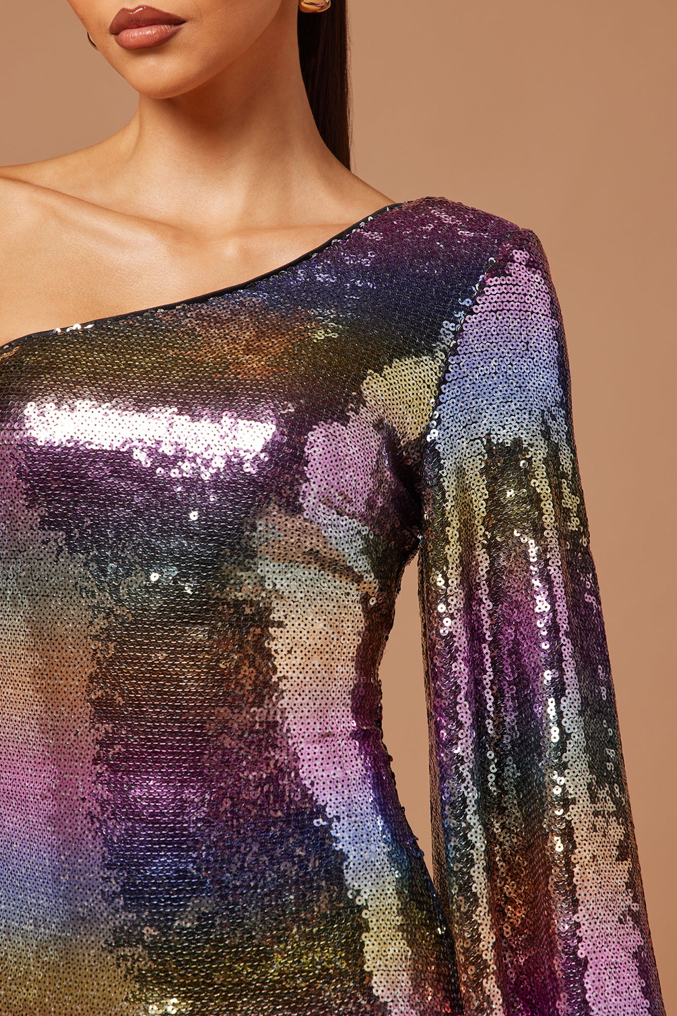The Roxxi Sequin Mini Dress - Multi Color