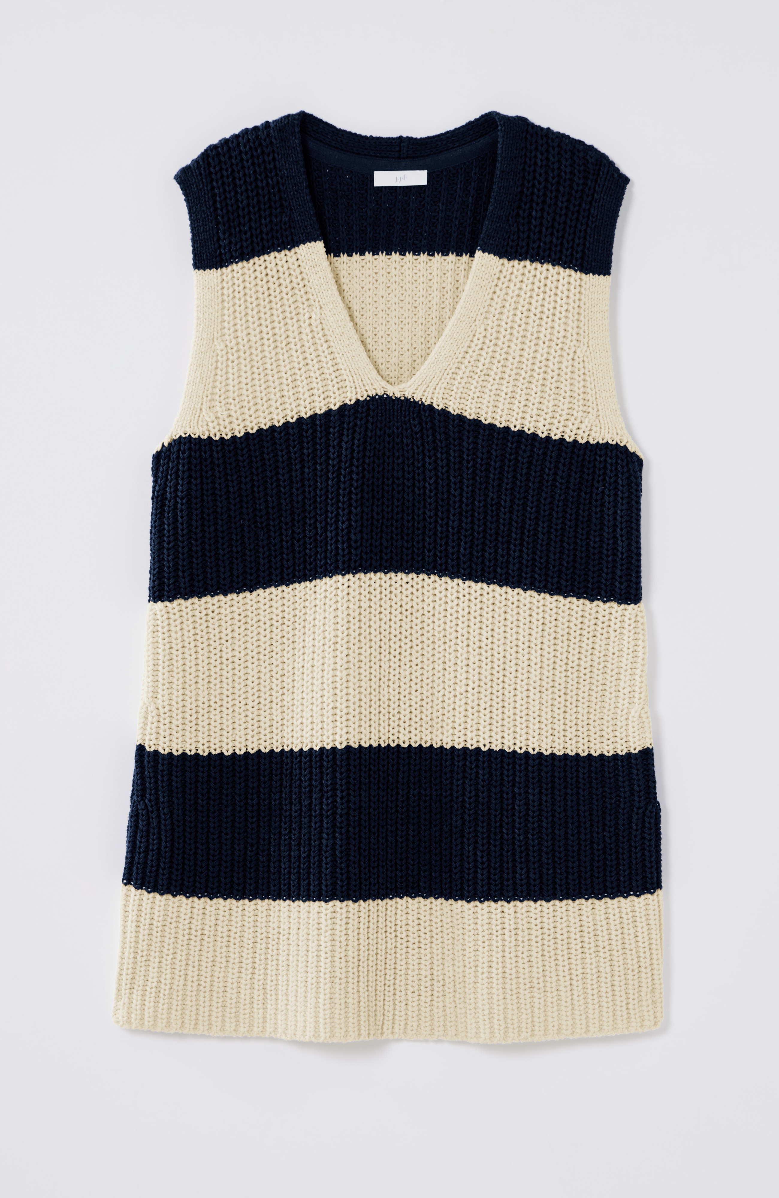 Striped Pullover Vest