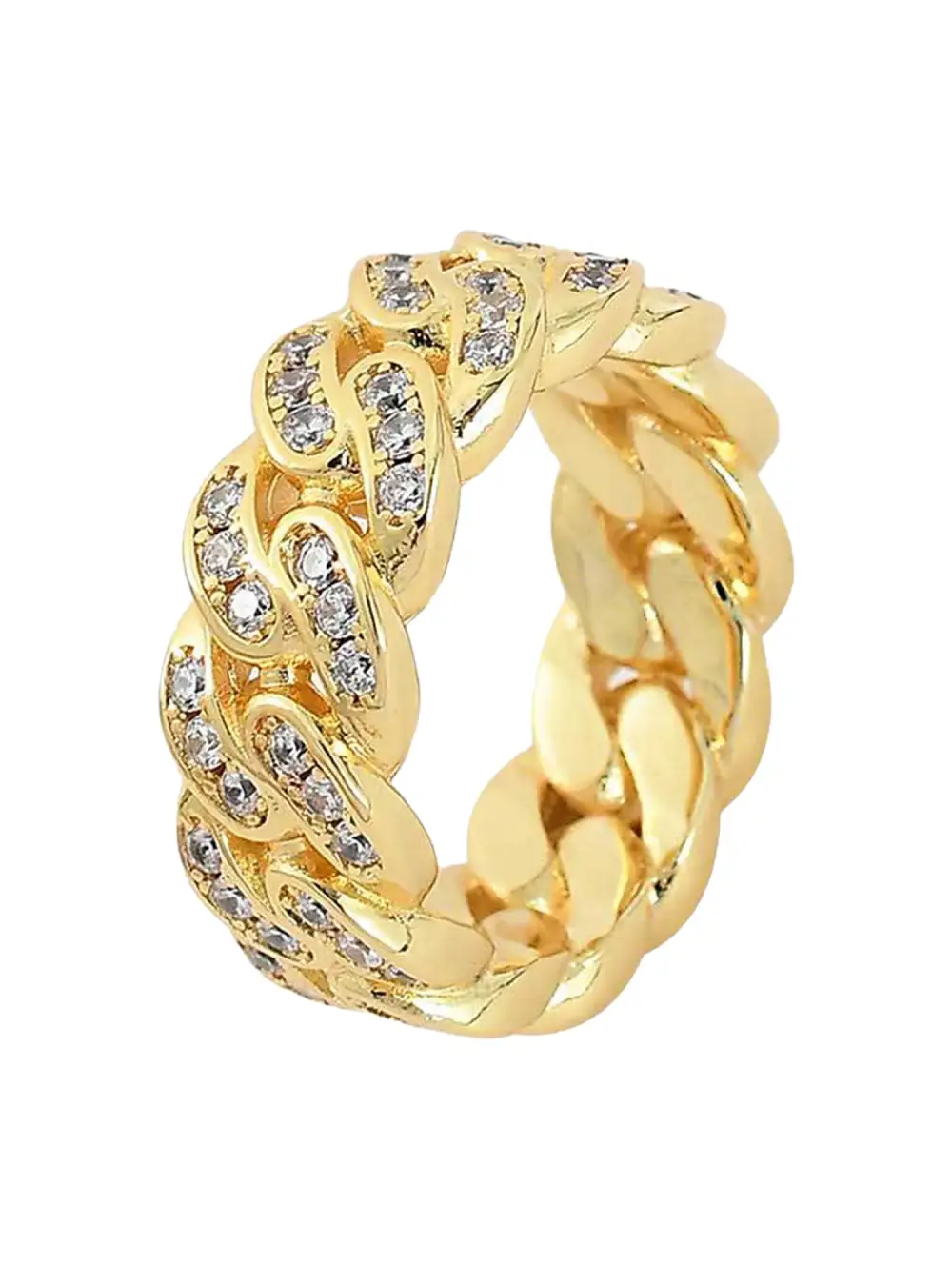Hip Hop Zirconia Ring - 1551