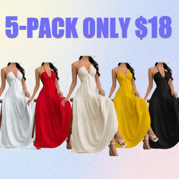 Women's Sleeveless A-Line Summer Dress-Casual Beach & Party Wear