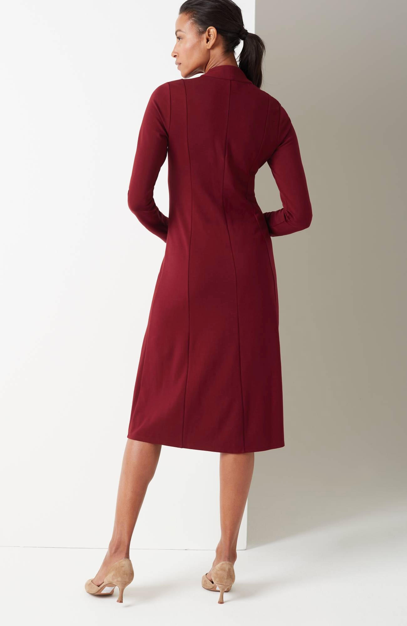 wearever double-face jersey dress