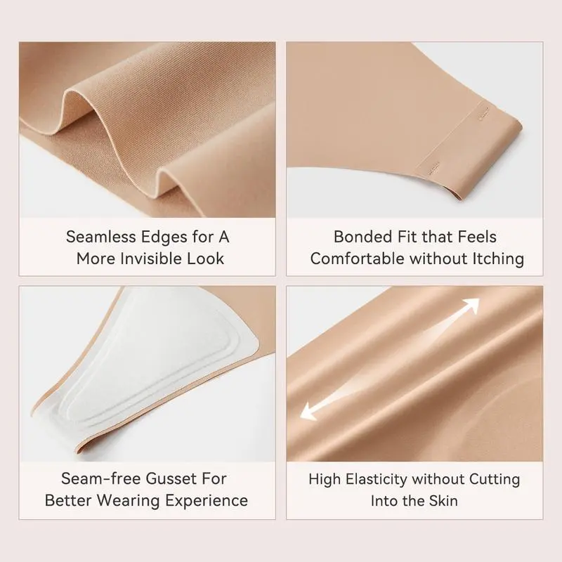 Women's Seamless Camel Toe Cover Thongs – G-String Underwear