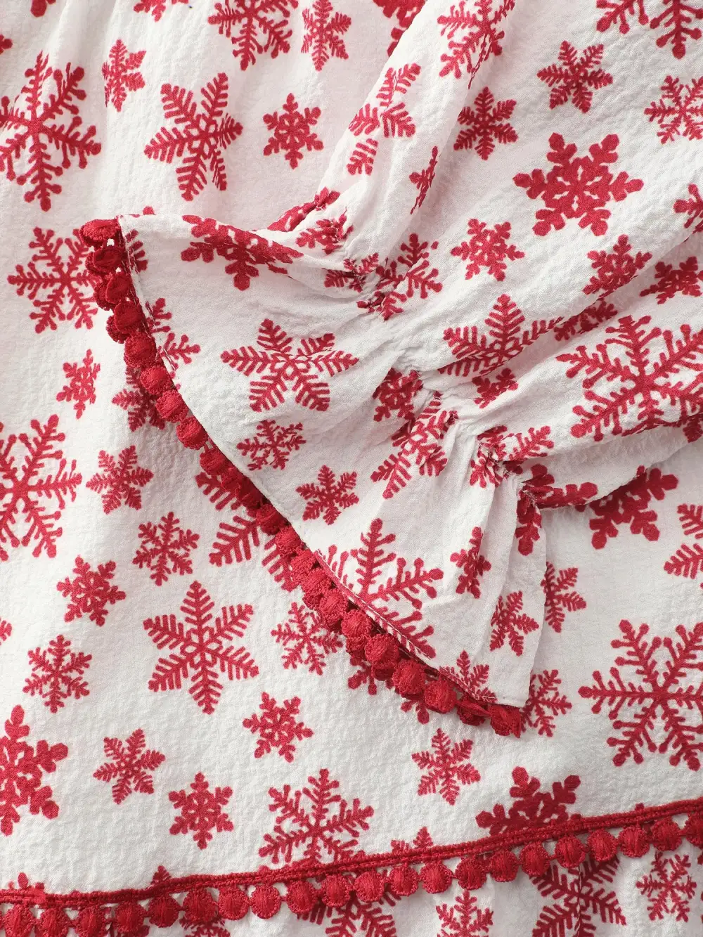 Boho Print Contrast Waist-Tie Maxi Dress