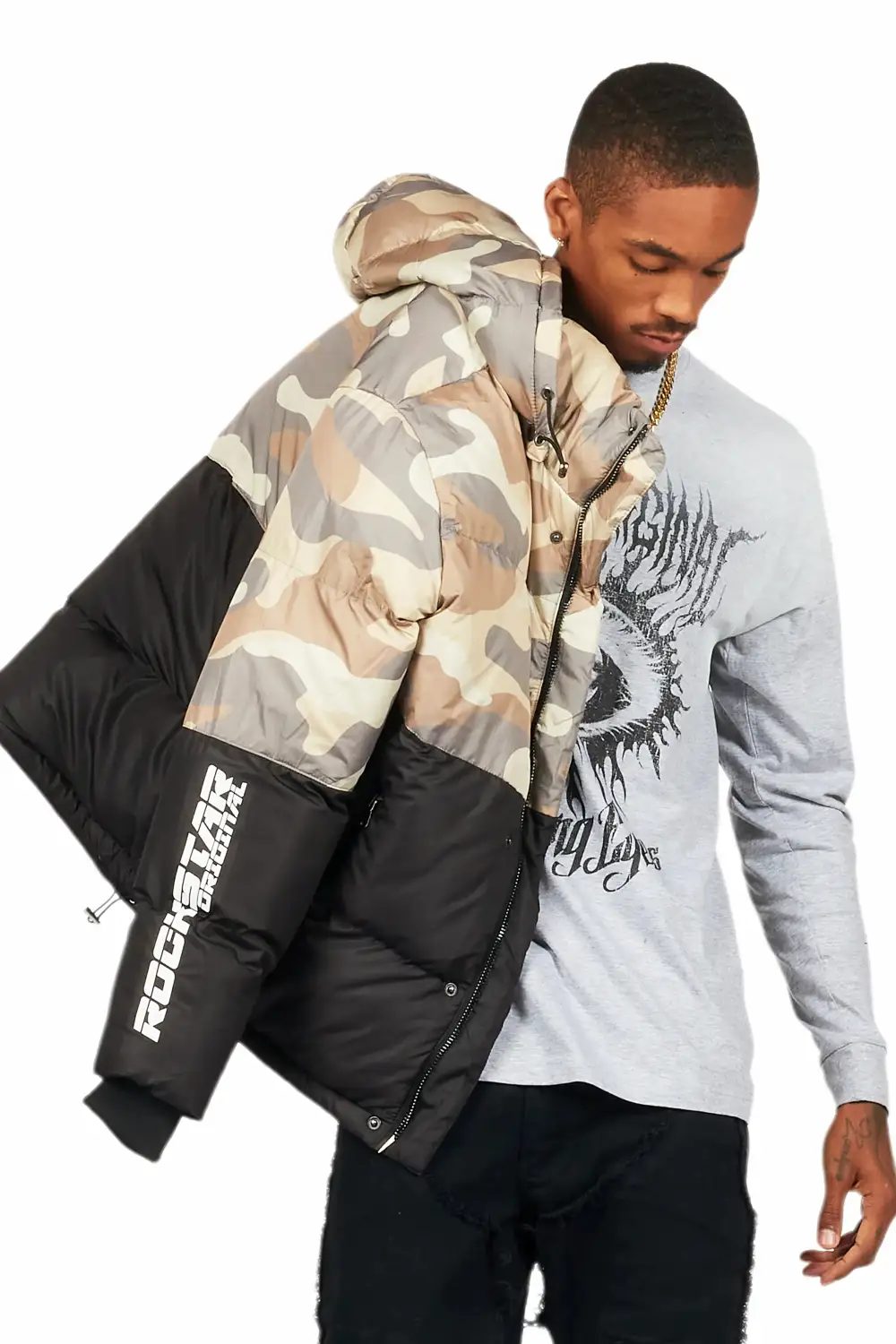 Jensen Camo Puffer Jacket