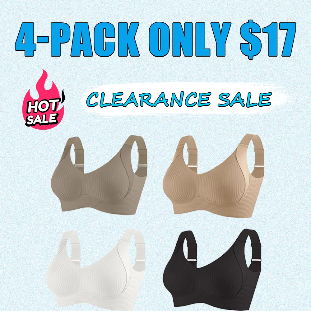Seamless Bra Set-Push-Up, Wire-Free, Ultra-Soft Comfort