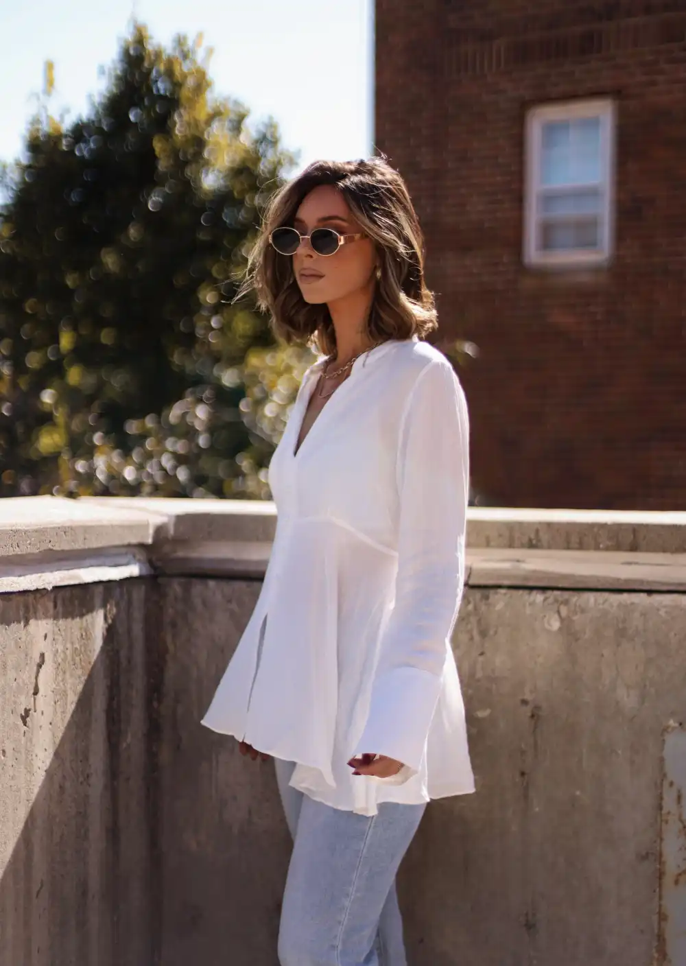 Open Allure Blouse