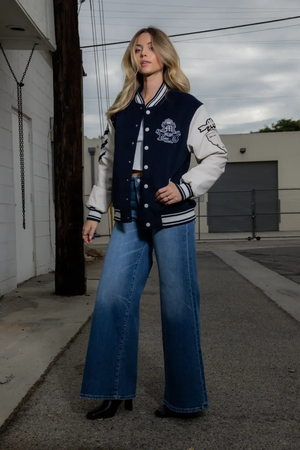 Beverly Varsity Bomber Jacket