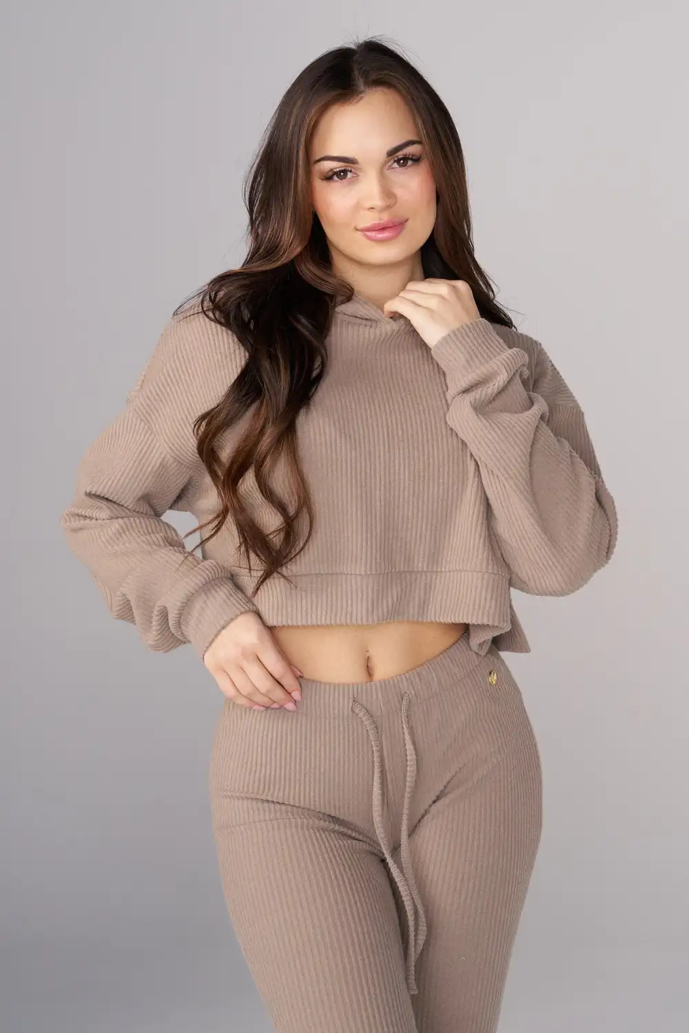 W545 Ava Crop Hoodie