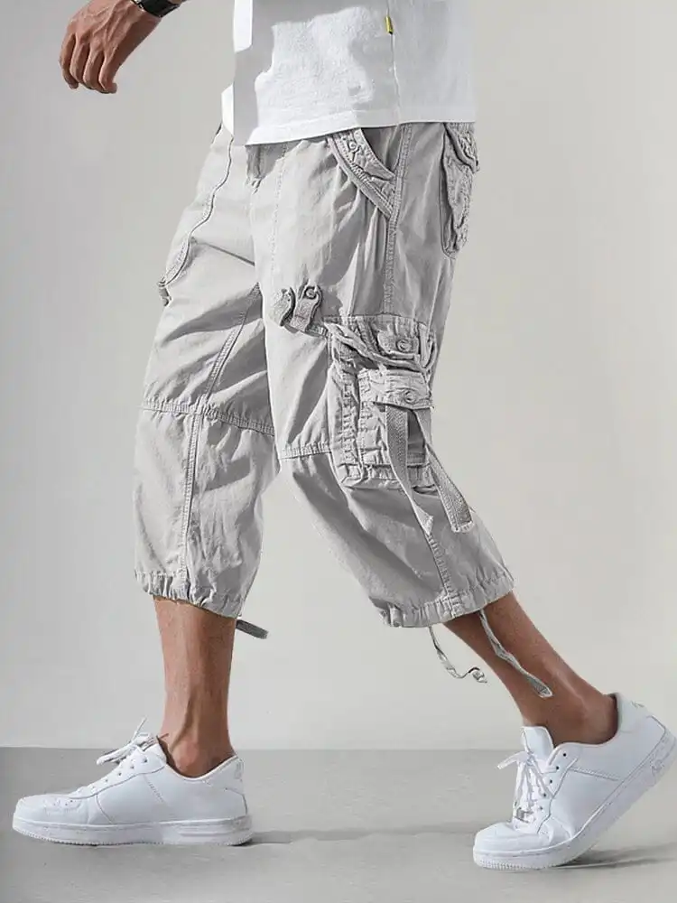 Stylish 100% Cotton Cargo Shorts