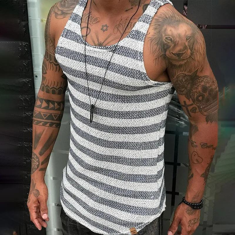 Casual Daily Striped Slim Waistcoat