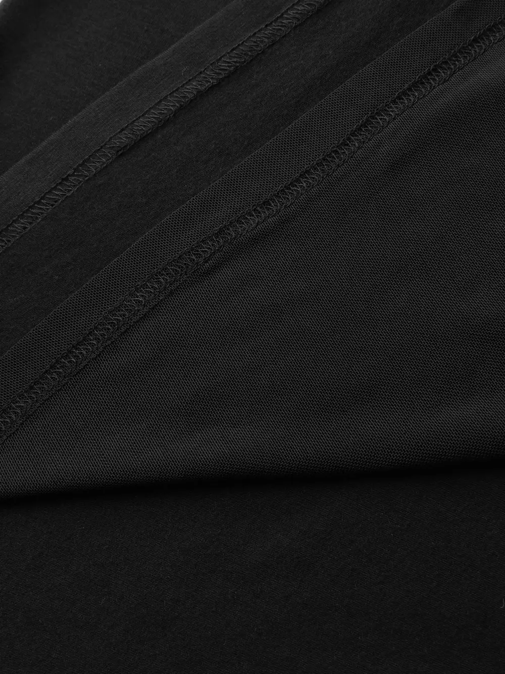 Sequin Cord Embroidered Tree Round Neck T-Shirt