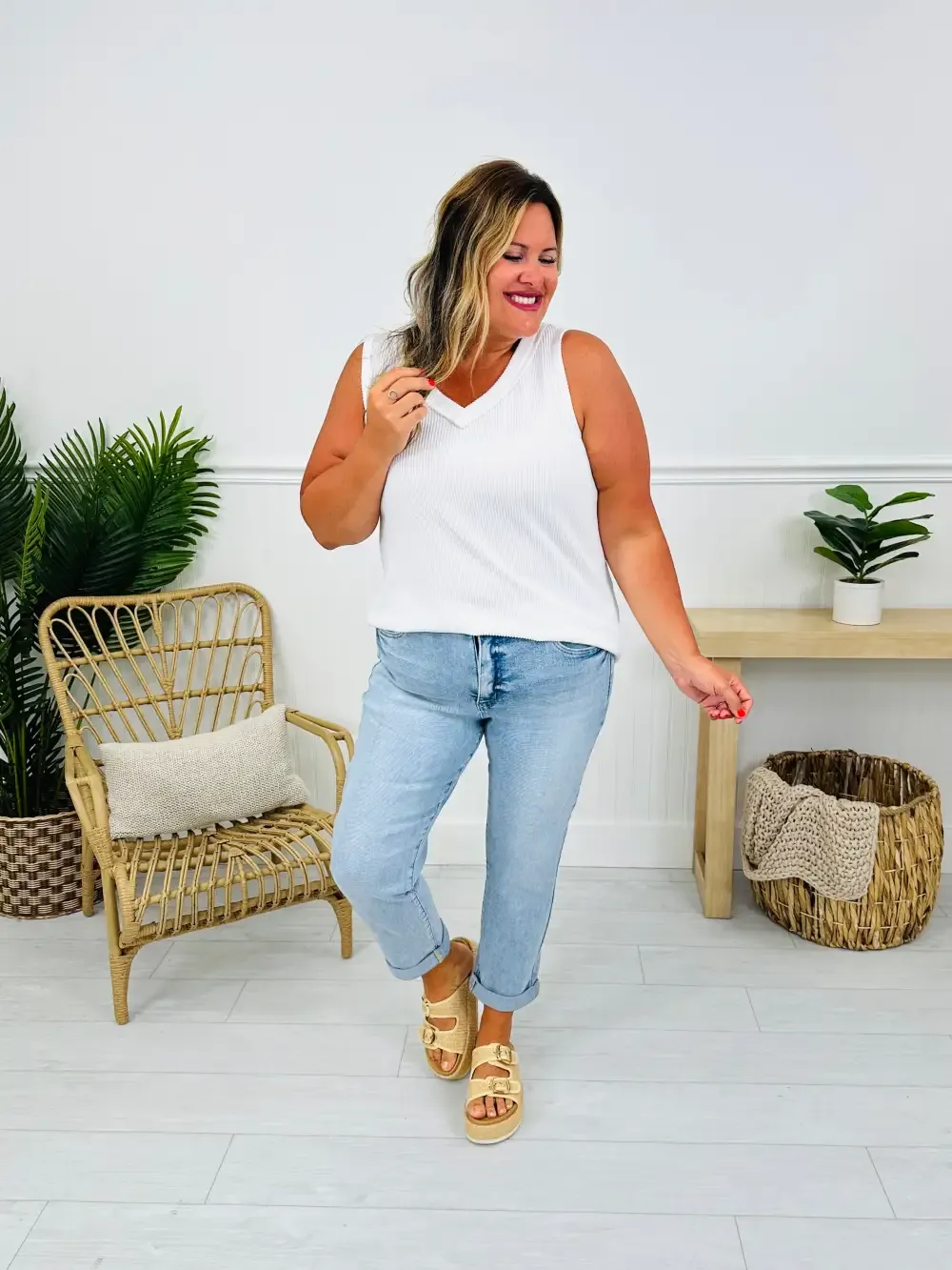 Mom Life MOCO Exclusive Design Mom Jeans With Tummy Control