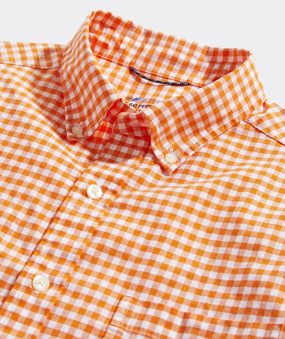 On-The-Go brrr° Gingham Shirt