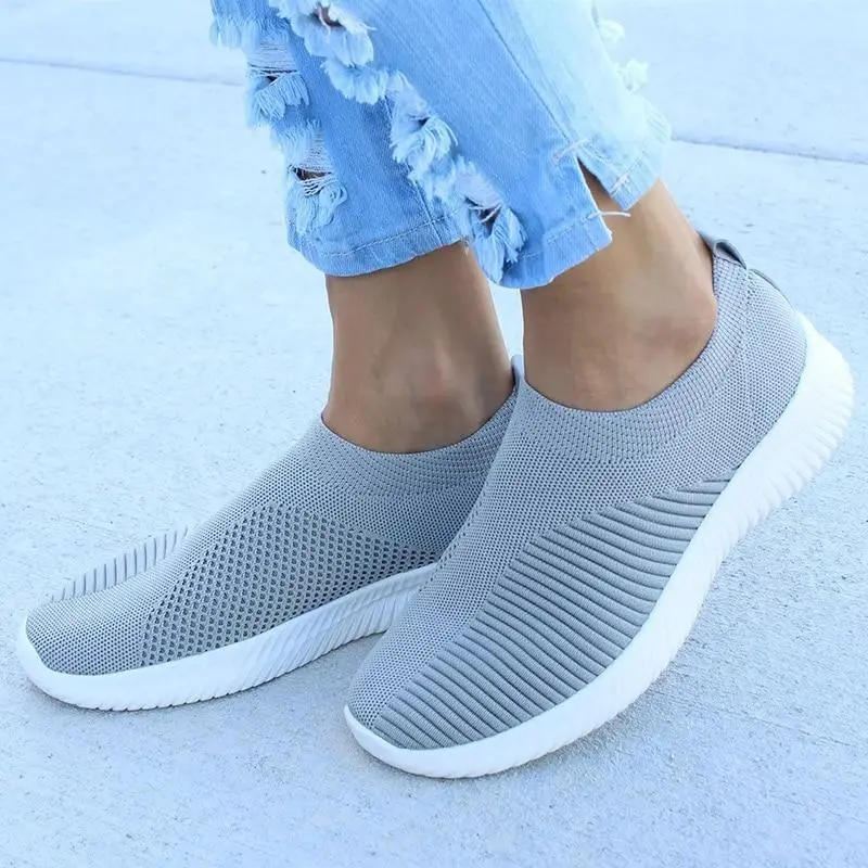 - Women Stretchy Slip-on Mesh Bunion Corrector Sneakers