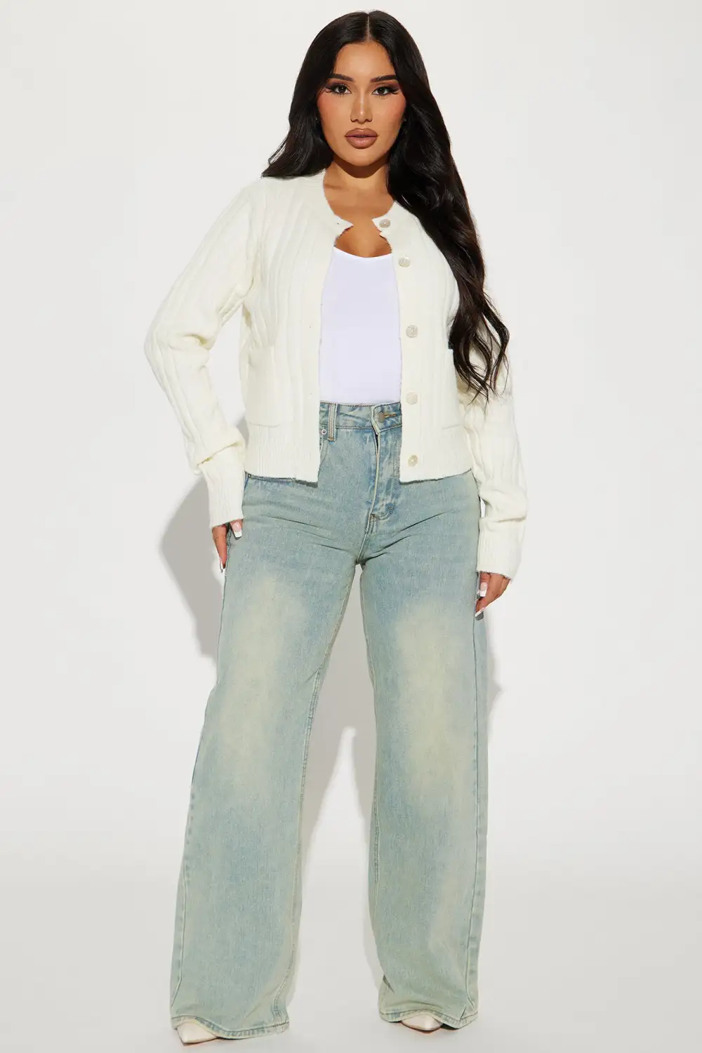 Carrie Cardigan - Cream