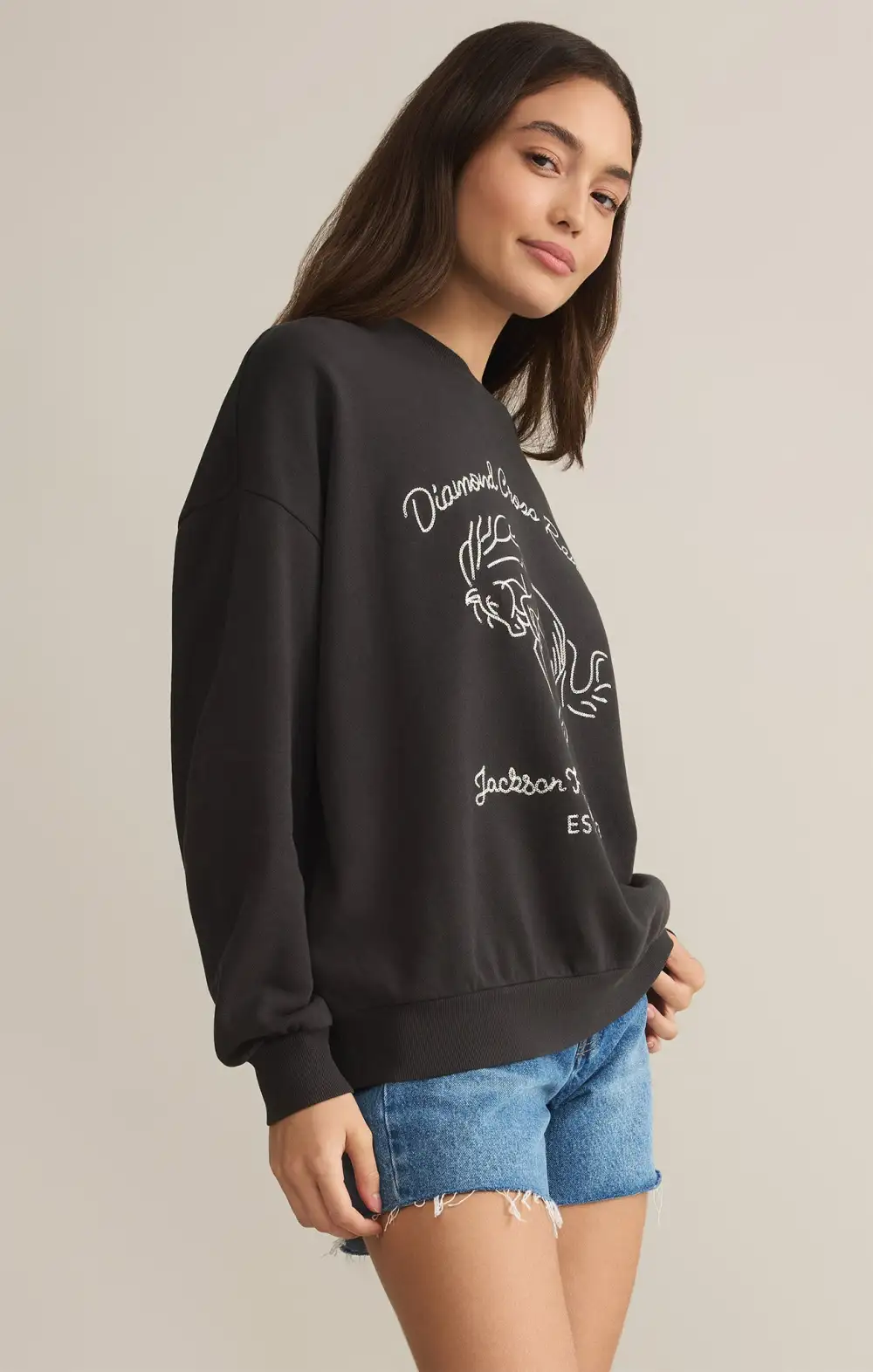 Bronc Embroidered Sunday Sweatshirt