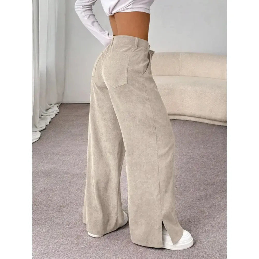 Women's Casual Pants Vintage High-End